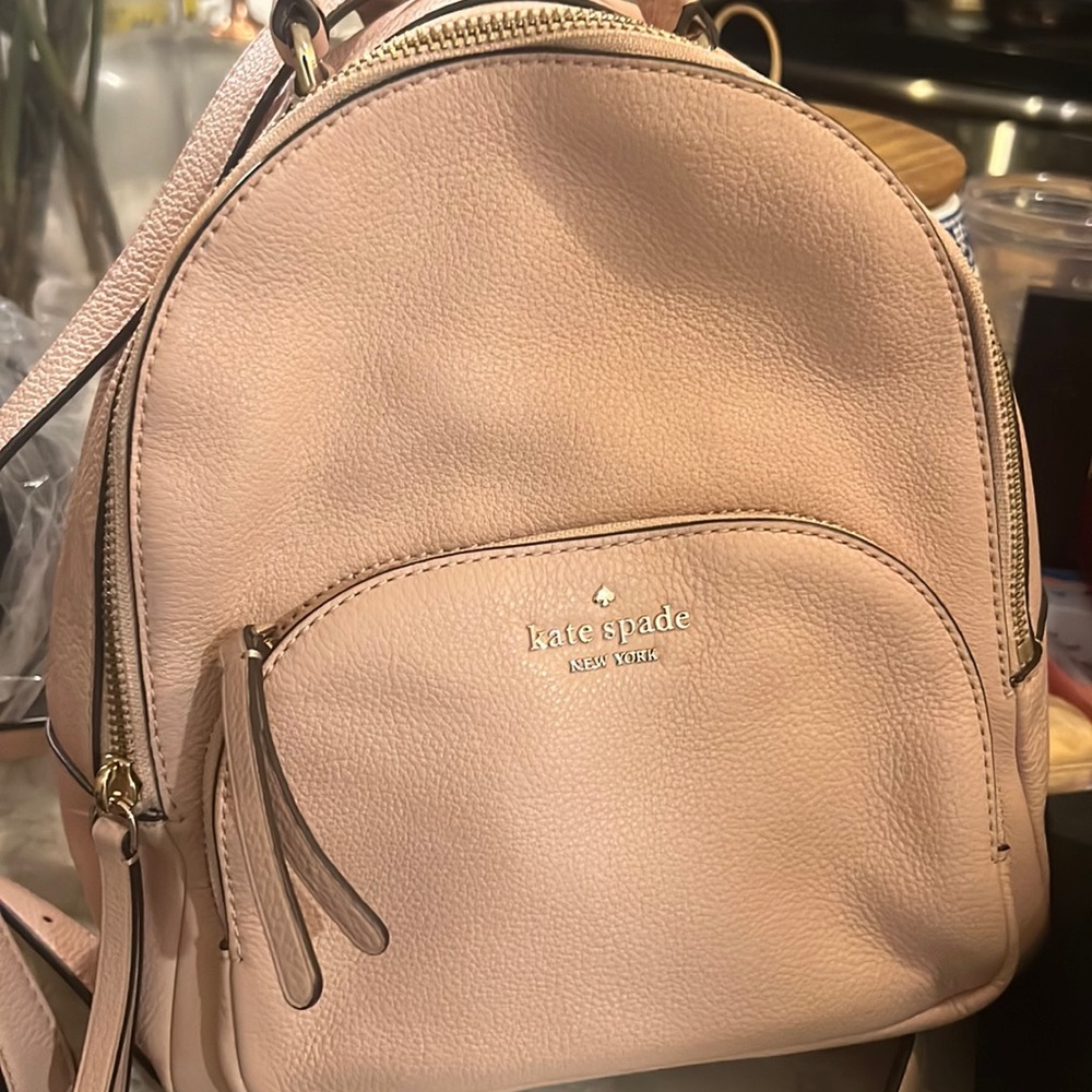 Mini leather Kate spade backpack